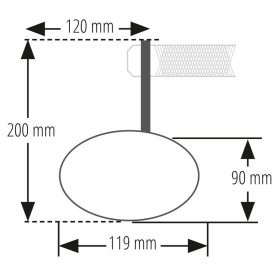 HIGHSIDER Pro Stealth-X7 Universal mirror 1 pc.