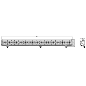 Kinwons Universal Led Bar 10-30V 234W Combo