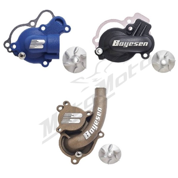 BOYESEN SuperCooler Water Pump Cover + Impeller Kit - Blue