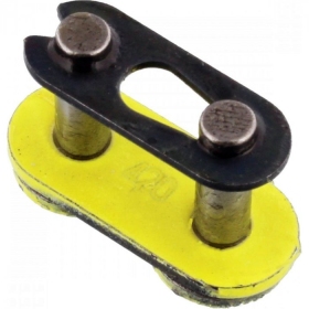 Chain connecting link RK Japan 420SB Yellow