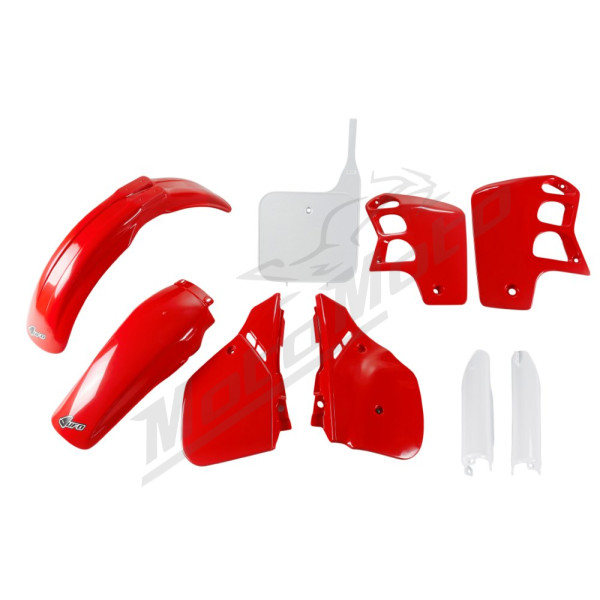 UFO Plastics set with fork guards Honda CR 500 89-90