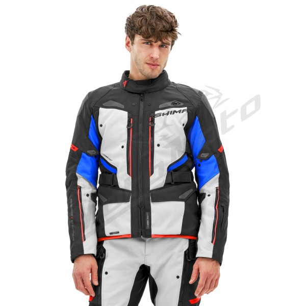 Shima DUNE MEN Textile Jacket Black/White/Blue