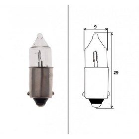 Light bulb 12V 23W BA9S ST1279 clear / 1pc