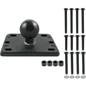 RAM MOUNTS Brake/Clutch Reservoir Cover Mount Base with 1" Ball