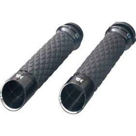 KHROME WERKS Edge Grips 25,4mm Harley Davidson FLDE / FLFBS / FLH / FLHC / FLHR / FLHT / FLTRT / FXBRS / FXST 1584-1868 08-25