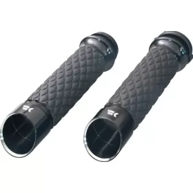 KHROME WERKS Edge Grips 25,4mm Harley Davidson FLDE / FLFBS / FLH / FLHC / FLHR / FLHT / FLTRT / FXBRS / FXST 1584-1868 08-25