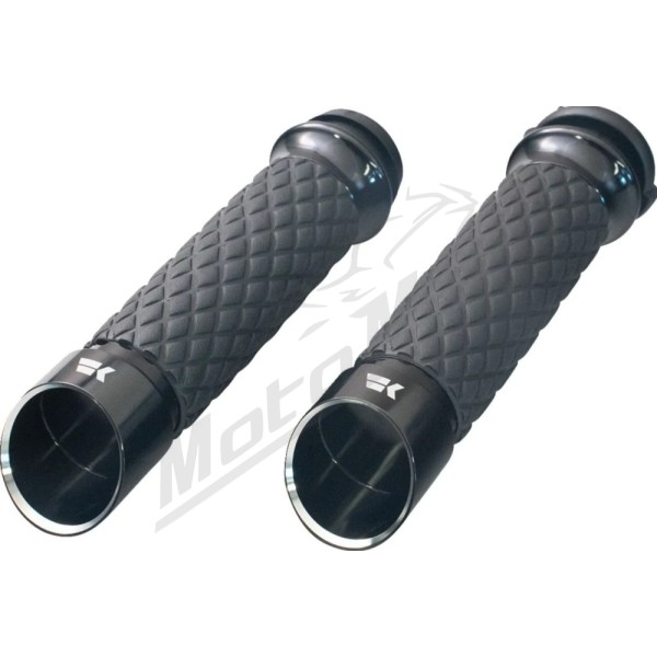KHROME WERKS Edge Grips 25,4mm Harley Davidson FLDE / FLFBS / FLH / FLHC / FLHR / FLHT / FLTRT / FXBRS / FXST 1584-1868 08-25