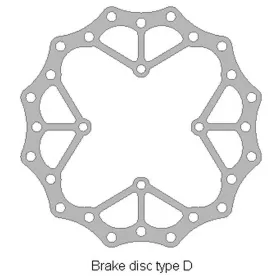 Delta braking front disc (270x109,5x4mm) Kawasaki KX 250-450 15-21