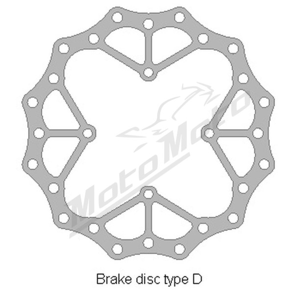 Delta braking front disc (270x109,5x4mm) Kawasaki KX 250-450 15-21
