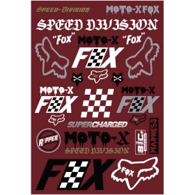 FOX Czar Track Stickers set