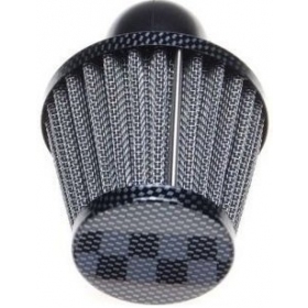 Sport air filter carbon Ø32-38 90°