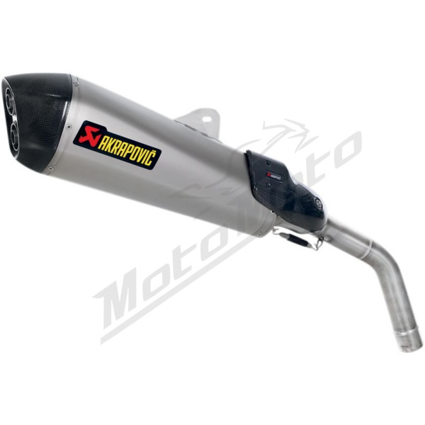 AKRAPOVIC Slip-On Line Muffler Carbon Fiber / Titanium Triumph Tiger 800 11-16