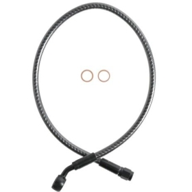 MAGNUM SHIELDING Karbon Fiber Upper Brake Line Harley Davidson FLRT / FLTRX / FXDL / FXDLI / XL 1200/1750 96-19 53.5cm