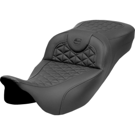 SADDLEMEN RoadSofa Tri Gripper Extended Seat Harley Davidson FLHR / FLHX / FLHXS / FLHT / FLHTK 1584-1923 08-25