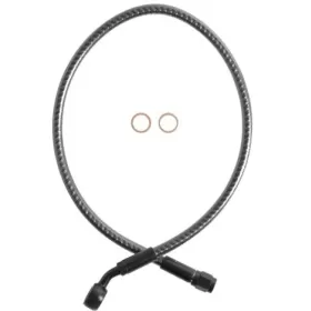 MAGNUM SHIELDING Karbon Fiber Upper Brake Line Harley Davidson FLRT / FLTRX / FXDL / FXDLI / XL 1200/1750 96-19 53.5cm