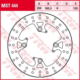 TRW Zf Rear Brake Disc Triumph Tiger / Speed Triple / Sprint / Tiger Sport / Bonneville / Scrambler 800-1200cc 11->