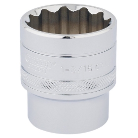DRAPER 1/2 Drive Sockets 12 Points 1 3/16