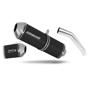 Kawasaki Z750 2007-2012 EU Approved Exhaust Silencer OVR BLACK