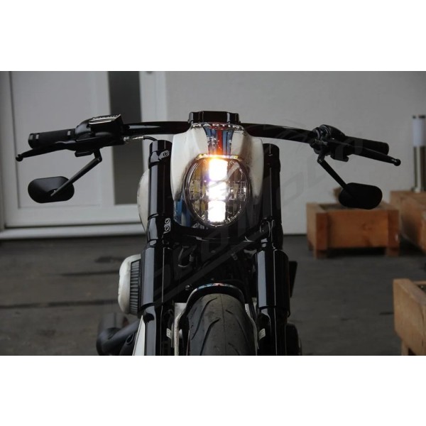 CULT WERK Headlight Mask Black Harley Davidson 1750-1923cc 2018-2023