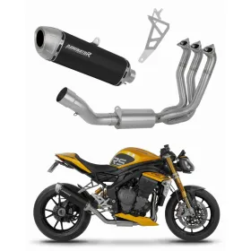 Dominator pilna išmetimo sistema (Euro 5) S6 BLACK + dB killer Triumph Speed Triple 1200 RS / RR 21-24