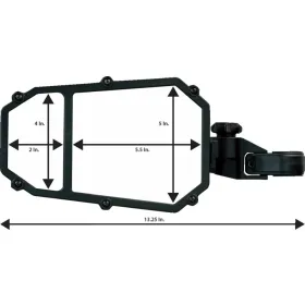 MOOSE OFFROAD FOUR WHEEL Side View Mirror with Blind Spot Aeon / Arctic Cat / Can-Am 250-1200cc 10-25