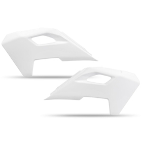 UFO White Radiator Covers For Husqvarna FC / FE / FX / TC / TE / TX 125-501cc 23-25