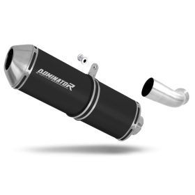 BMW K1200R 2005-2009 Exhaust Silencer Muffler OVR BLACK + dB killer