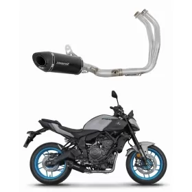 Yamaha MT 07 2025 pilna išmetimo sistema HP8 BLACK + dB killer