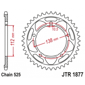 Rear sprocket JTR1877