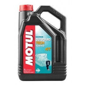 MOTUL OUTBOARD TECH 10W40 SEMI-SYNTHETIC OIL 4T 5L