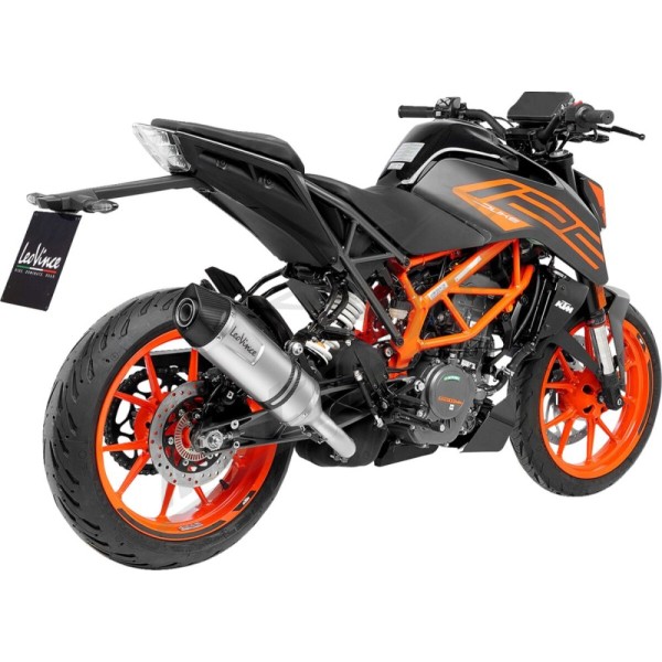 LEOVINCE LV One Evo Stainless Steel Slip-On Muffler KTM DUKE 125-390 21-23