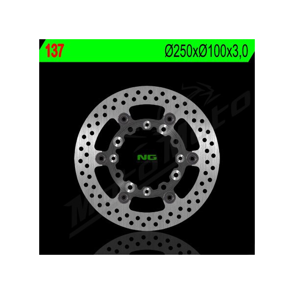 NG BRAKES Front Floating Brake Disc 250mm Kawasaki / Suzuki 125-650cc 85-14