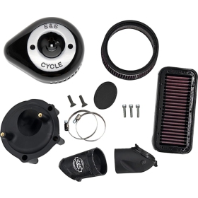 S&S CYCLE Stealth Air Cleaner Kit with Cover Indian Challenger / Pursuit 1768cc 20-26