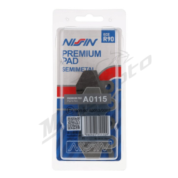 Nissin Brake Pads Honda / Kawasaki / Suzuki / Triumph / Yamaha 50-800cc 90-23