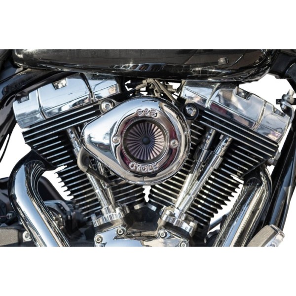 S&S CYCLE Air Stinger Stealth Air Cleaner Kit Harley Davidson FLD / FLHRCI / FLHRI 1450-1690cc 01-17