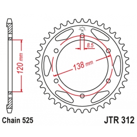 Rear sprocket JTR312