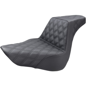SADDLEMEN Step-Up Lattice Stitched Seat Harley Davidson FLFB / FLFBS / FLSTFI / FXBR 1750-1923 18-25 