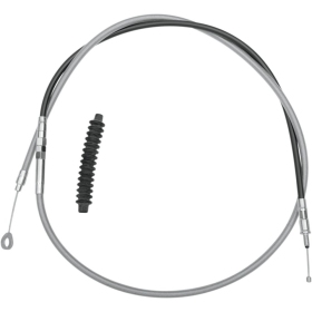 DRAG SPECIALTIES High-Efficiency Braided Stainless Steel Clutch Cable Harley Davidson FLHR / FLHRC / FLHRSE / FLHT 1584-1800cc 08-16