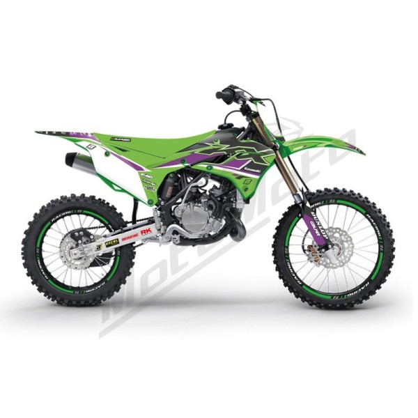 BLACKBIRD Dream Grafikų komplektas Kawasaki KX 85-112cc 22-26