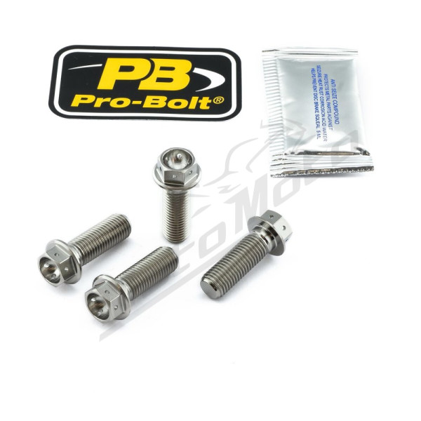 PRO BOLT Titanium Brake Caliper Mount Kit Suzuki / Triumph / Yamaha 600-1300cc 96-22