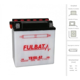 FULBAT Battery 11 Ah 130 12V YB10L-A2 (FB10L-A2)
