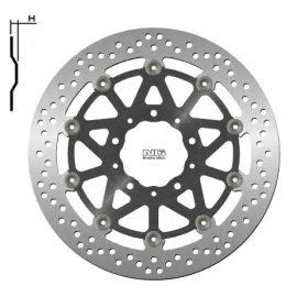 NG Priekinis plaukiojantis stabdžių diskas 310X80X5,5mm Kawasaki Z / ZZR 1000-1400cc 17-20