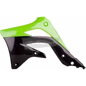Polisport radiator scoop Kawasaki KX 450cc 12-15 Black / Green