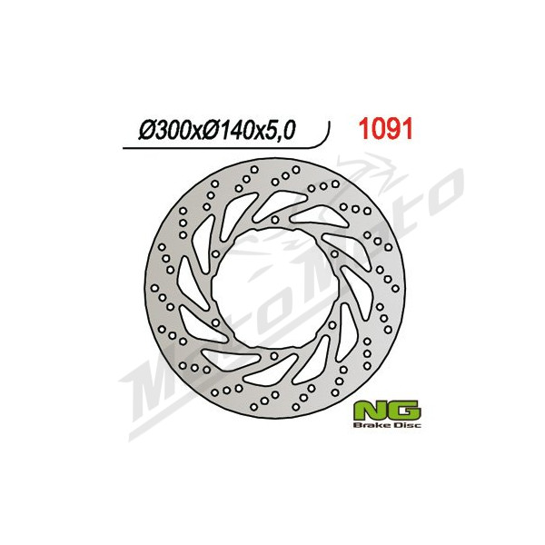 NG Front Fixed Brake Disc 300X140X5mm Aprilia ETV 1000cc 01-07