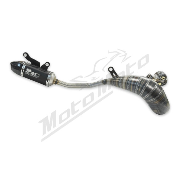 FRESCO Factory Full Exhaust Line - black aluminium Carby Muffler Gas Gas / Husqvarna / KTM 250-300 23-25