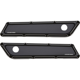 ARLEN NESS Ness-Tech® Saddlebag Beveled Hinge Covers Harley Davidson FLH / FLHFB / FLHR / FLHRC 1690-1923cc 14-24
