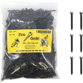 GOLD SCREWS "Pro Gold" Ice Screws 38,1 mm 500pcs.