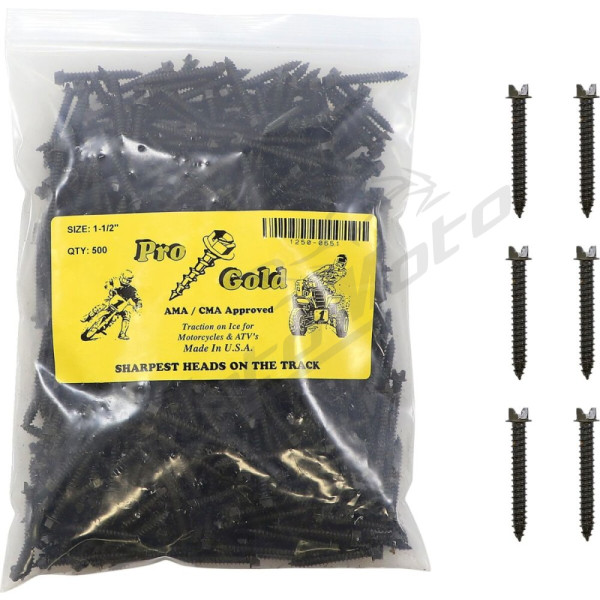 GOLD SCREWS "Pro Gold" Ice Screws 38,1 mm 500pcs.