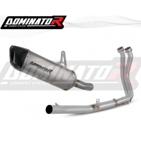 Honda XL 750 TRANSALP 2023 Full Exhaust System Collector Silencer Titanium HP6 + dB killer