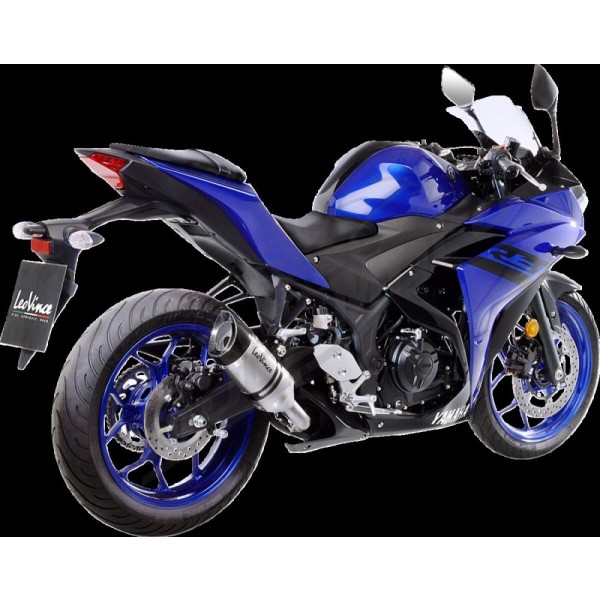 LEOVINCE "LV Pro" nerūdijančiojo plieno duslintuvas YAMAHA MT-03 18-24/YZF R-3 18-24